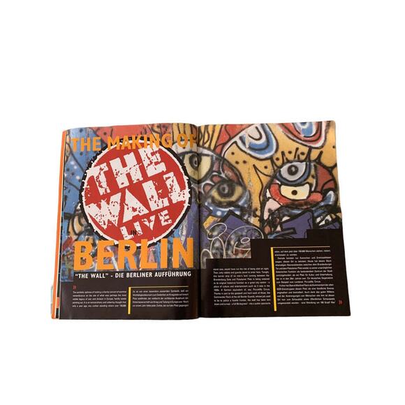 Roger Waters 1990 The Wall Concert Program Book Memorial Fund - Picture 5 of 7